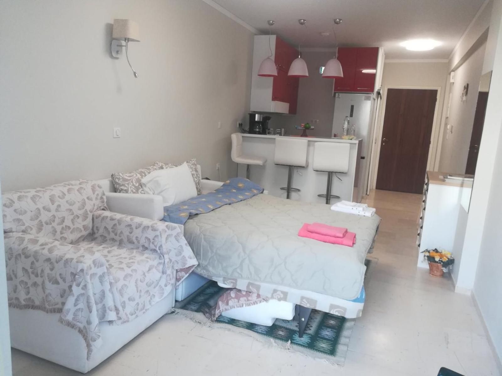 Modern Studio By The Sea Loutra Edipsou  Dış mekan fotoğraf